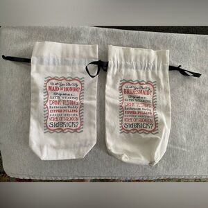 Maid of Honor and Bridesmaid Proposal Wine Bags